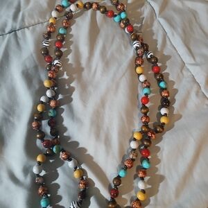 Plunder Colorful Beaded Necklace